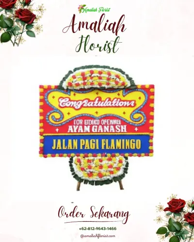 Bunga Papan Congratulation di Bangkingan